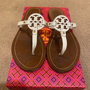 Tory Burch Mini Miller White Sandal
